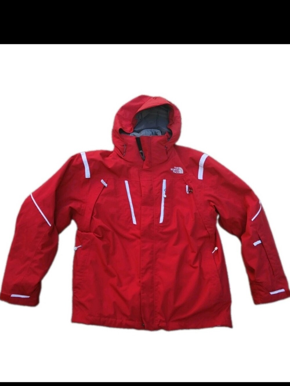 The North Face Triclimate™ Hooded Jacket 3-in-1 Mens L Red/Grey